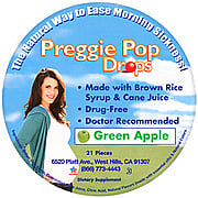 Preggie Drops, Natural Green Apple - 