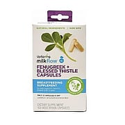 Milkflow Breastfeeding Fenugreek + Blessed Thistle Supplement - 