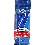 Twin Blade with Lubricating Strip - 