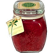 Cranberry Ecopalm Square Top Jar - 