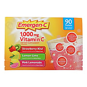 Emergen-C 1000mg Vitamin C Strawberry Kiwi, Lemon Lime & Pink Lemonade - 