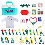 Doctor Kit for Kids, Play Kids Doctor Kit with Stethoscope and Doctor Costume - 