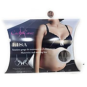 Lisa Maternity & Nursing Bra Noir Size 36E -