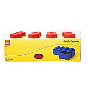 8 Knob Red Brick Drawer - 