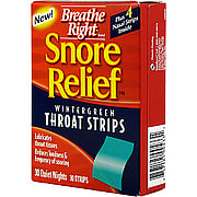 Snore Relief Wintergreen Throat Strips - 