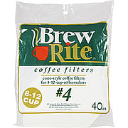 Number 4 Cone Style Coffee Filters - 