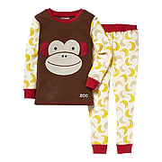 Zoojamas Little Kid Pajamas Monkey 6T - 