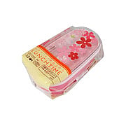 Flower River Lunch Box w/Cover Bag Chopstick Belt - 