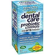 Adult Dental Care Probiotic Lozenges Peppermint - 