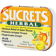 Sucrets Herbal Honey Lemon Ginseng - 