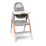 Sit To Step High Chair Grey / White - 
