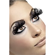 Large Lace Eyelashes Black - 