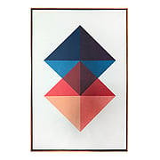 Geometric gem-decorative painting
