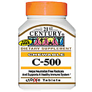Vitamin C 500 mg Chewable - 