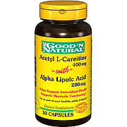Acetyl L-Carnitine 400 mg / Alpha Lipoic Acid 200 mg - 