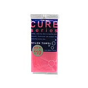 Cure Series Nylon Body Towel Firm Pink - 