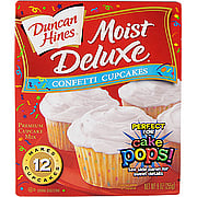 Moist Deluxe Confetti Cupcakes - 