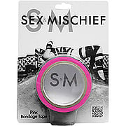 Sex & Mischief Pink Bondage Tape - 