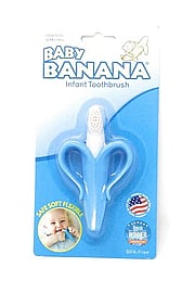 Special Edition BLUE Baby Banana Infant Teething Toothbrush - 
