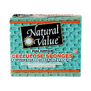 Cellulose Sponge 4 5/8'' x 2 3/4'' x 3/4'' - 
