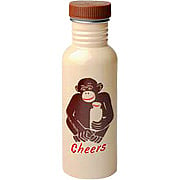 Cheers Monkey Stainless Steel Water Bottle - 
