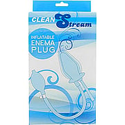 Clean Stream Inflatable Enema Plug Black - 