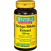 Ginkgo Biloba 120mg Standardized Extract - 