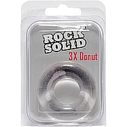 Rock Solid 3X Donut Ring Clear - 