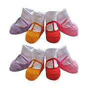 Organic Cotton Socks T Strap Mary Janes - 