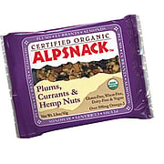 Plums & Currants Certified Organic Energy Bar Dairy, Gluten & Wheat Free - 