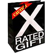 Caution X Rated Gift Bag - 