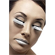 Feather Eyelashes Silver - 
