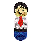 Hand Crocheted Rattle Dad - 