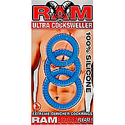 Ram Ultra Silicone Cocksweller Blue - 