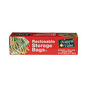 Reclosable Storage Bags Quart - 
