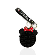 Rodent pioneer silicone decompression toy black Mickey coin purse