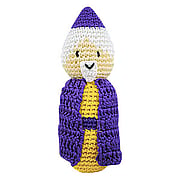Hand Crocheted Rattle Wizard - 