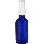Blue Glass Bottle with Sprayer - 