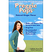 Preggie Pops, Natural Ginger - 