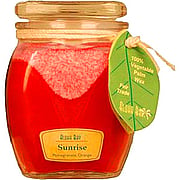 Sunrise Square Glass Top Jar - 