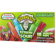 Warheads Extreme Sour Freezer Pops - 