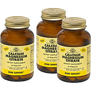 3 Bottles of Calcium Magnesium Citrate - 