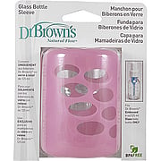 <strong>Dr. Brown 布朗博士硅胶外套不含BPA玻璃奶瓶4oz2个装-粉色</strong>