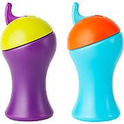 Swig Flip Top Straw Sippy Cup Tall Purple/Green & Blue/Orange - 