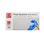 Vinyl Synmax Exam Glove Latex Free, Powder Free & Protein Free Medium - 