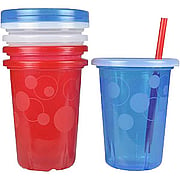 Summer Colors Take & Toss 10oz Straw Cup - 