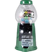 Green Gumball Machine w/Gumballs - 