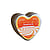 Dreamsicle Heart Candle - 