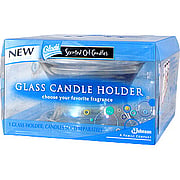 Glass Candle Holder - 