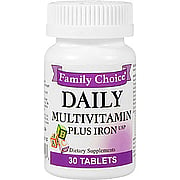 Daily Multivitamin Plus Iron - 
